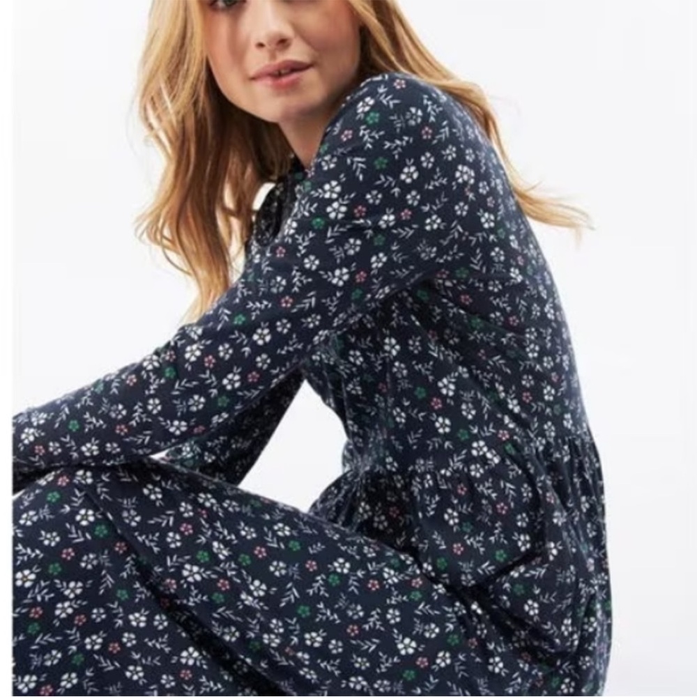 Barbour Cassley Cotten Floral Midi Dress - Picture 9 of 10